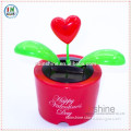 Heart solar shake toy , solar decoration toy , valentine's day gift